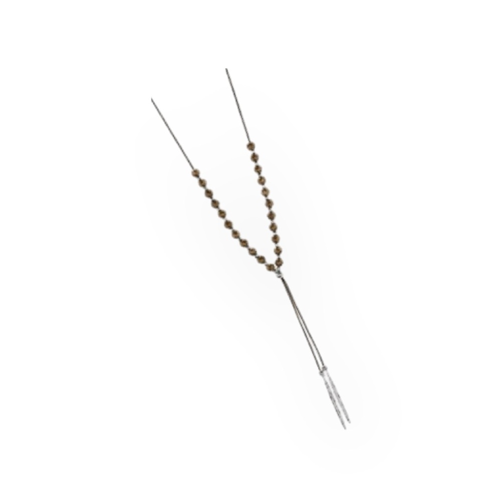 new Gorjana ϟ Pyrite Gem Beaded Necklace ϟ 18K Silverplated ϟ Energy Spiritual - Picture 8 of 10